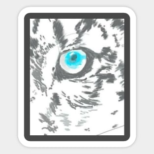 Blue eye Sticker